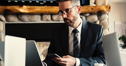 Man in Black Holding Phone by Snapwire via Pexels.com